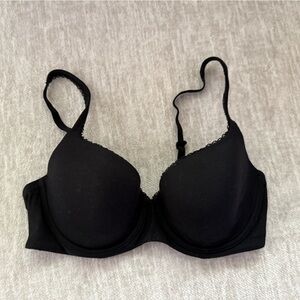 Victorias Secret Body by Victoria Lined Demi Black Women's Bra
